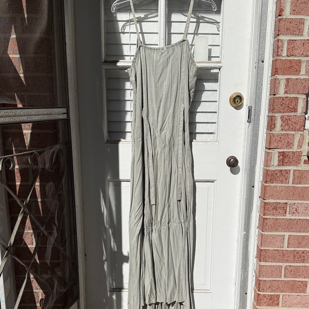 Boho Gray Maxi Dress - Picture 4 of 4